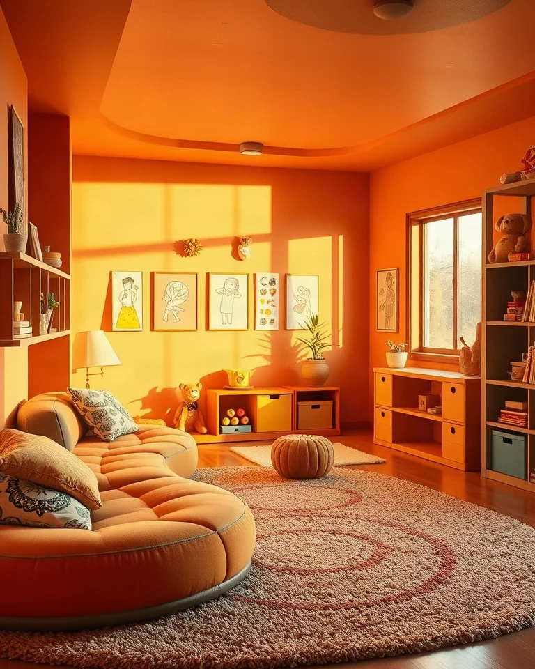 Retro 70s Kids Playroom