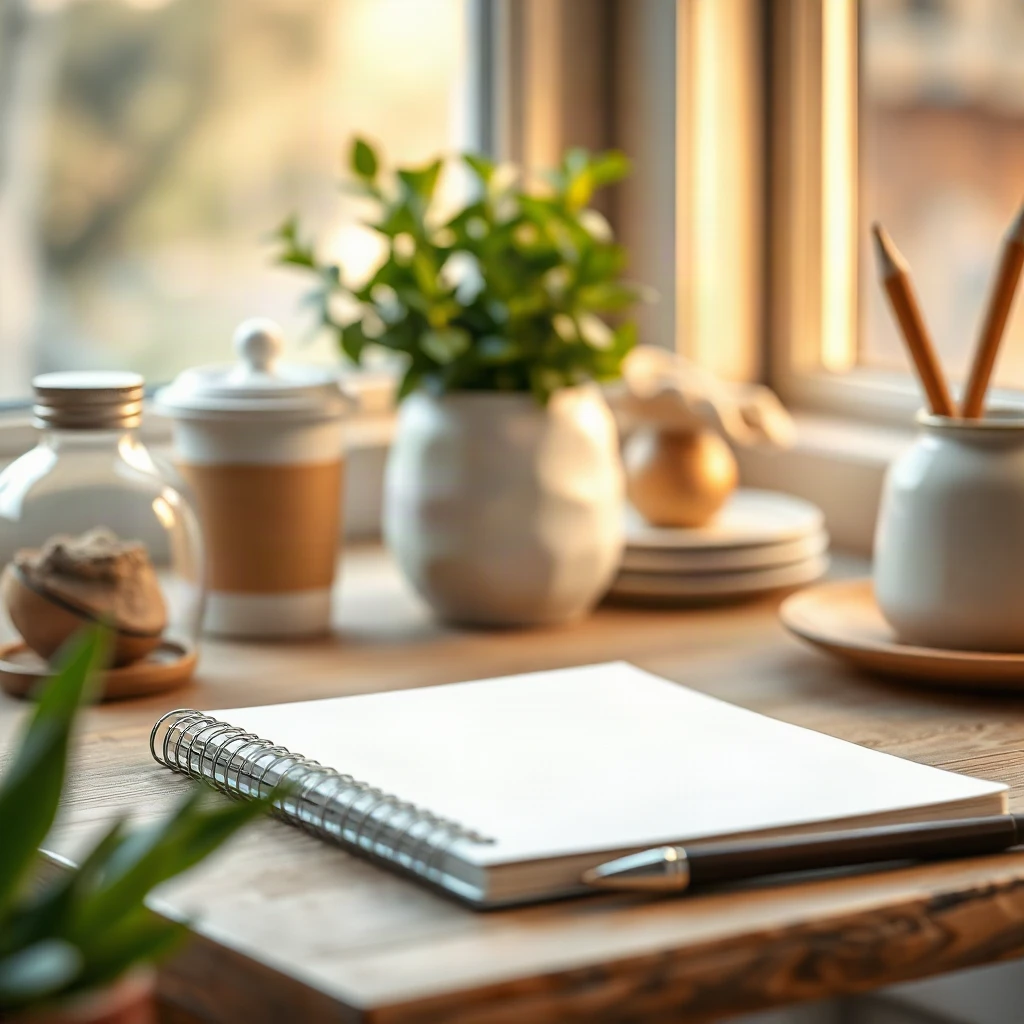 Notebook Mockup Lifestyle