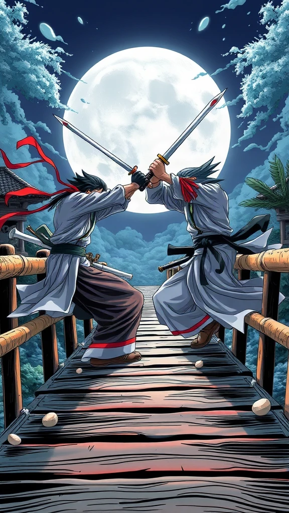 Moonlit Duel Bridge