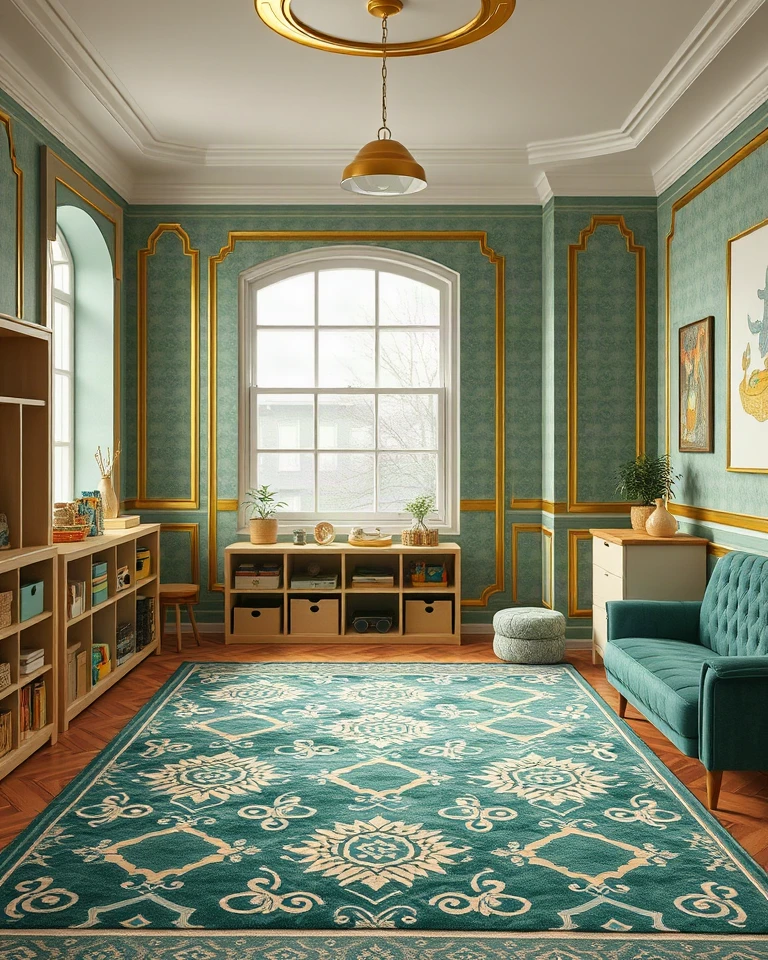 Art Deco Kids Playroom