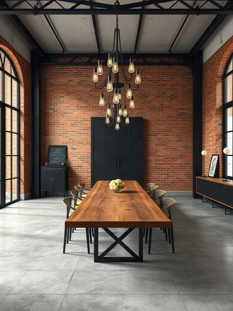 Industrial Loft Dining Room