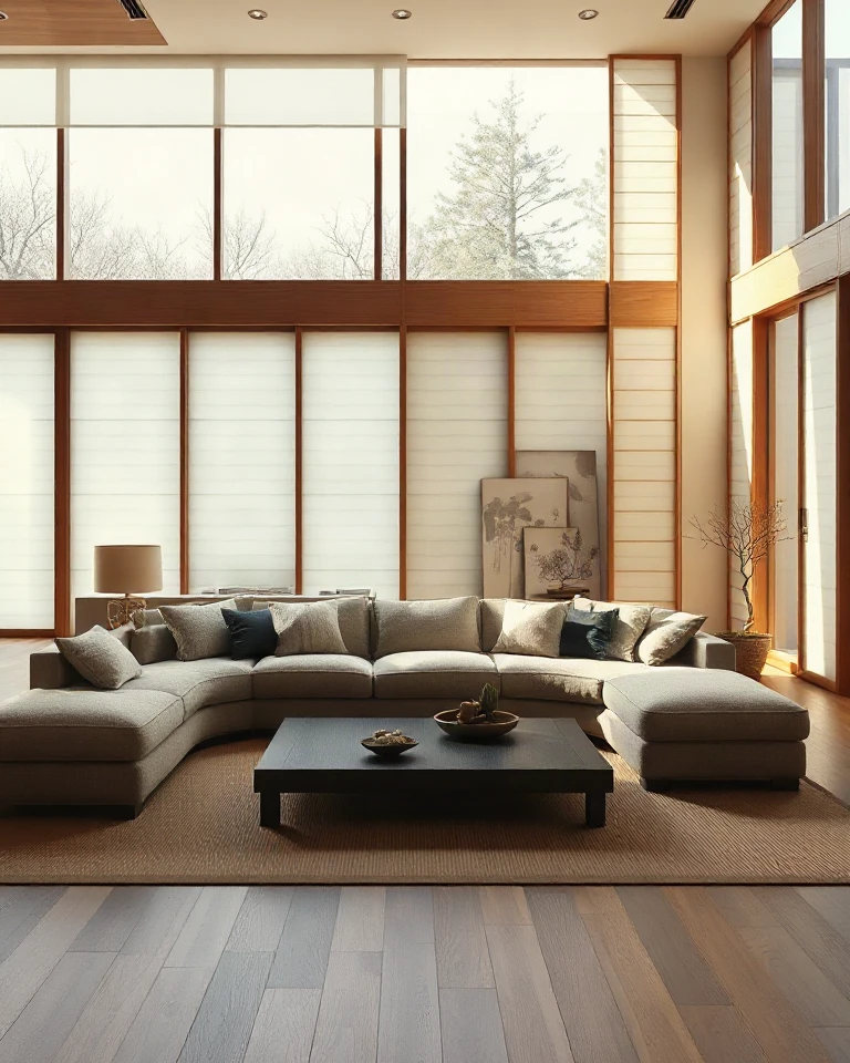 Japanese Zen Living Room