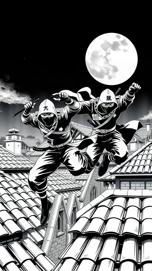 Ninja Rooftop Chase