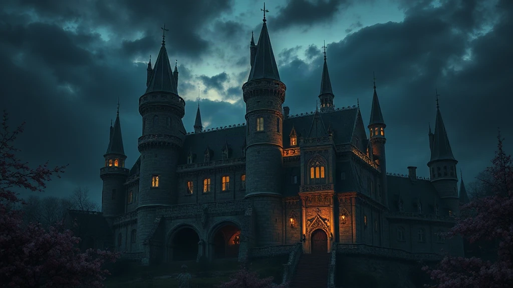 Fairy Tale Castle Dawn
