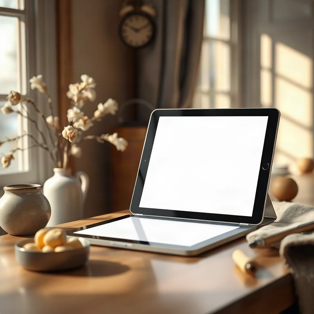 Tablet Screen Mockup Lifestyle