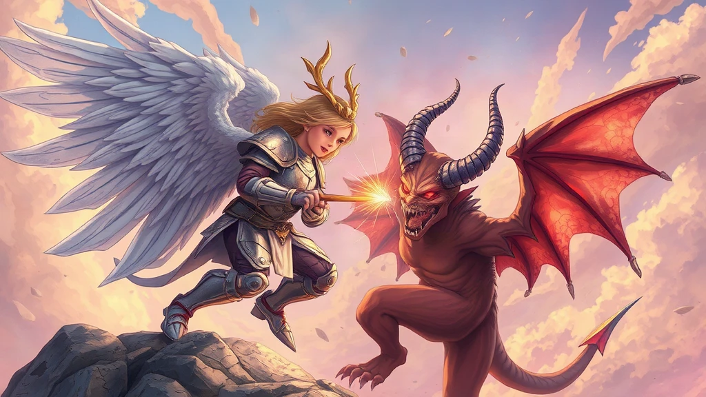 Angel and Demon Clash