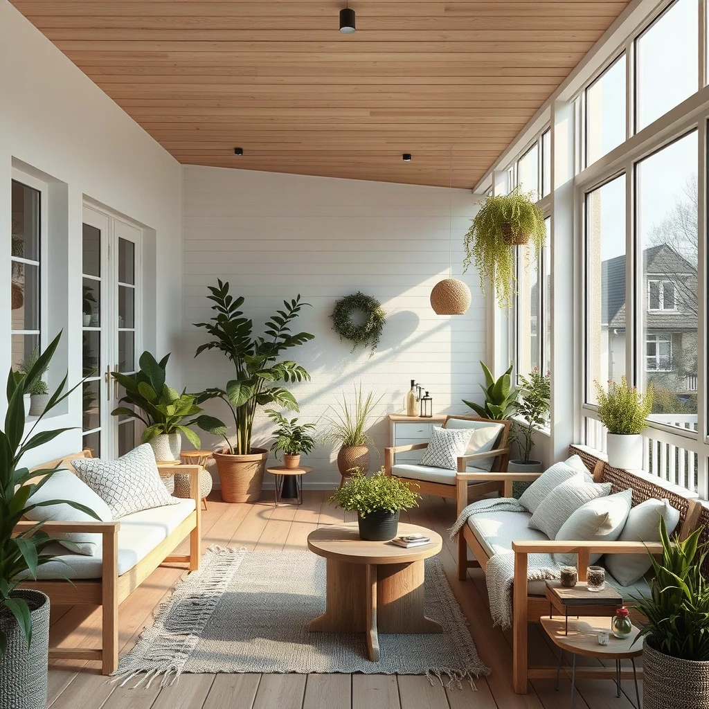 Scandinavian Balcony Lounge