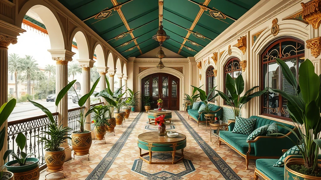Art Deco Balcony Lounge