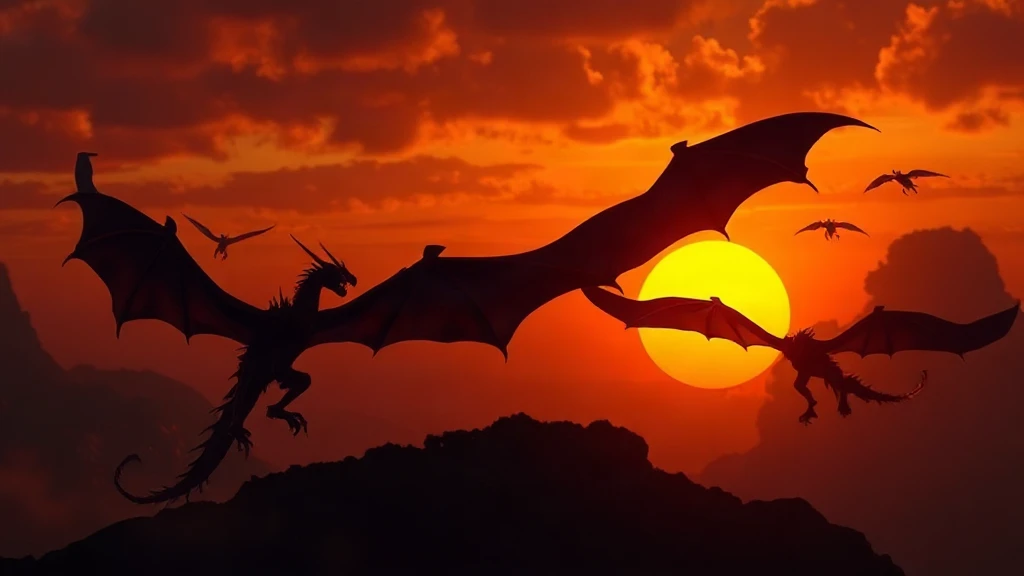 Sunset Dragon Flight