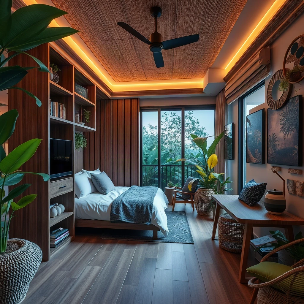 Tropical Bali Studio Apartment