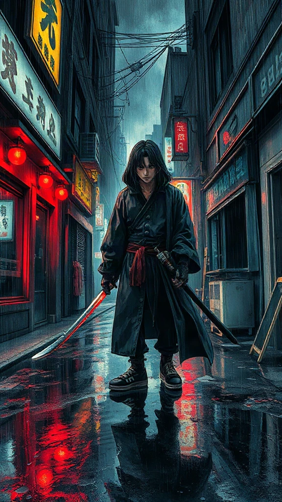 Cyberpunk Ronin Alley