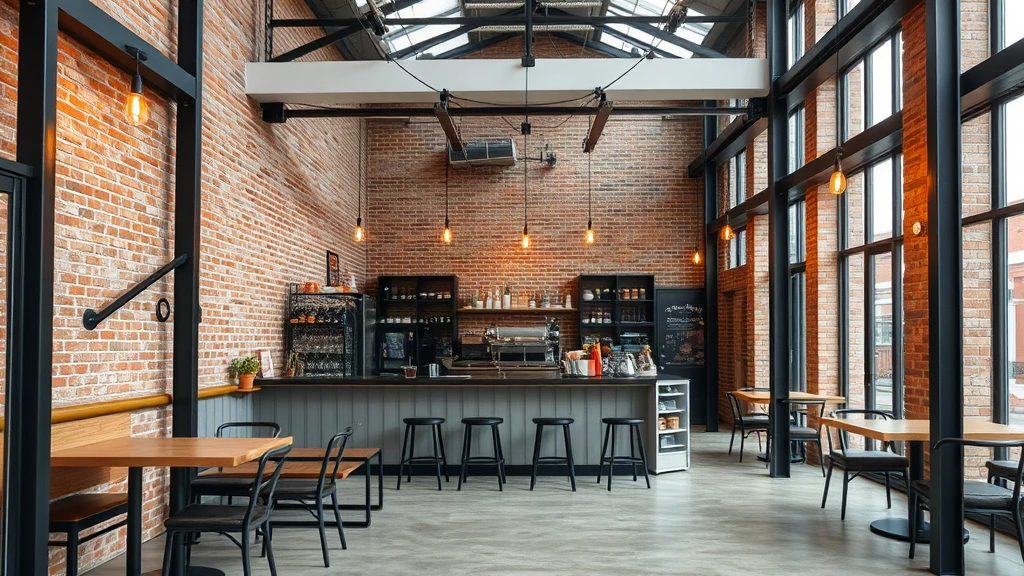 Industrial Loft Coffee Shop