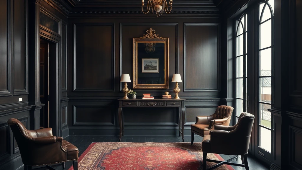 Dark Academia Entryway