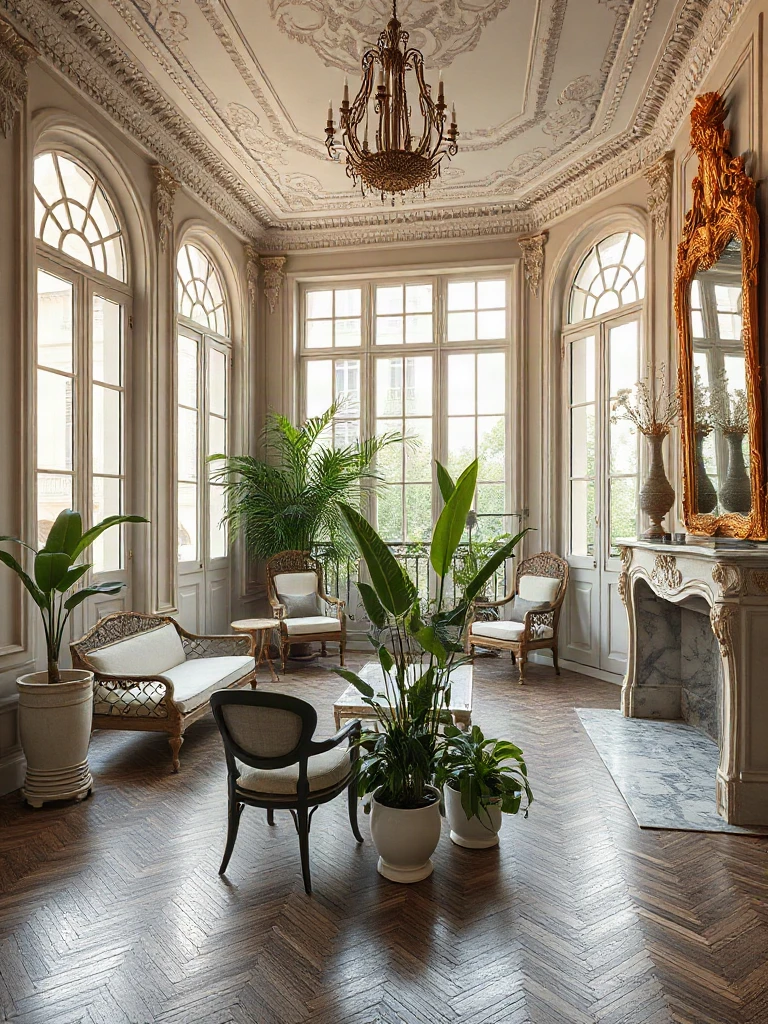 Parisian Classic Balcony Lounge