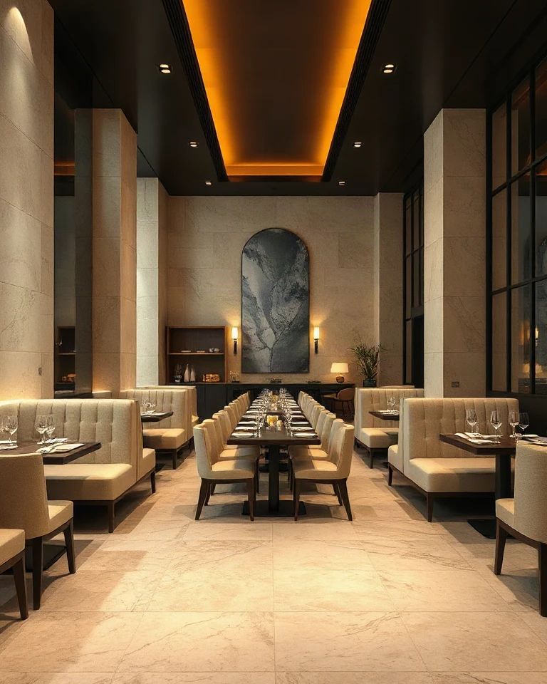 Minimalist Luxury Restaurant