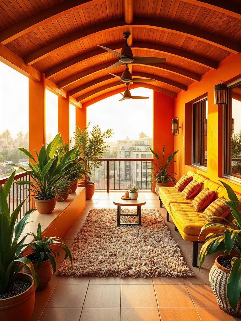 Retro 70s Balcony Lounge