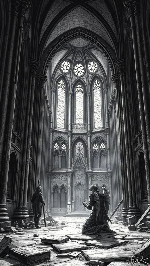 Gothic Cathedral Angel